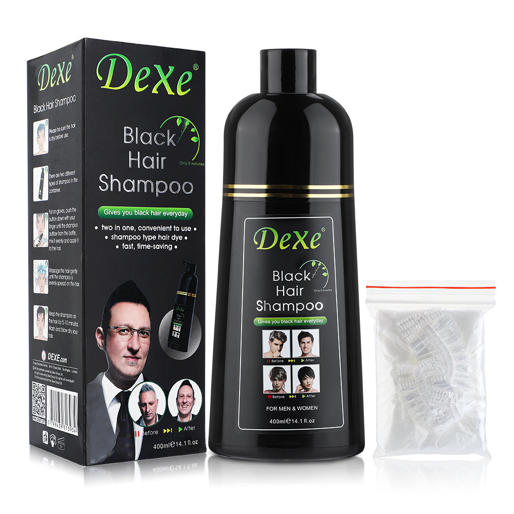 Shampooing pour la Coloration des Cheveux en Noir en 5 Minutes