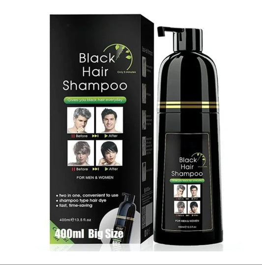 Shampooing pour la Coloration des Cheveux en Noir en 5 Minutes